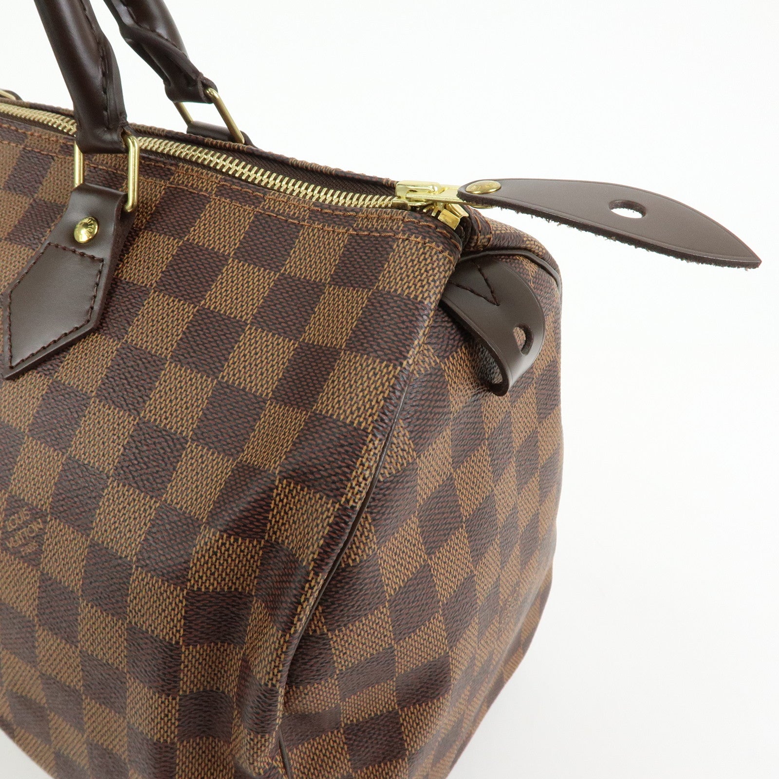 Louis Vuitton Damier Ebene Speedy 30 Boston Bag Hand Bag N41531