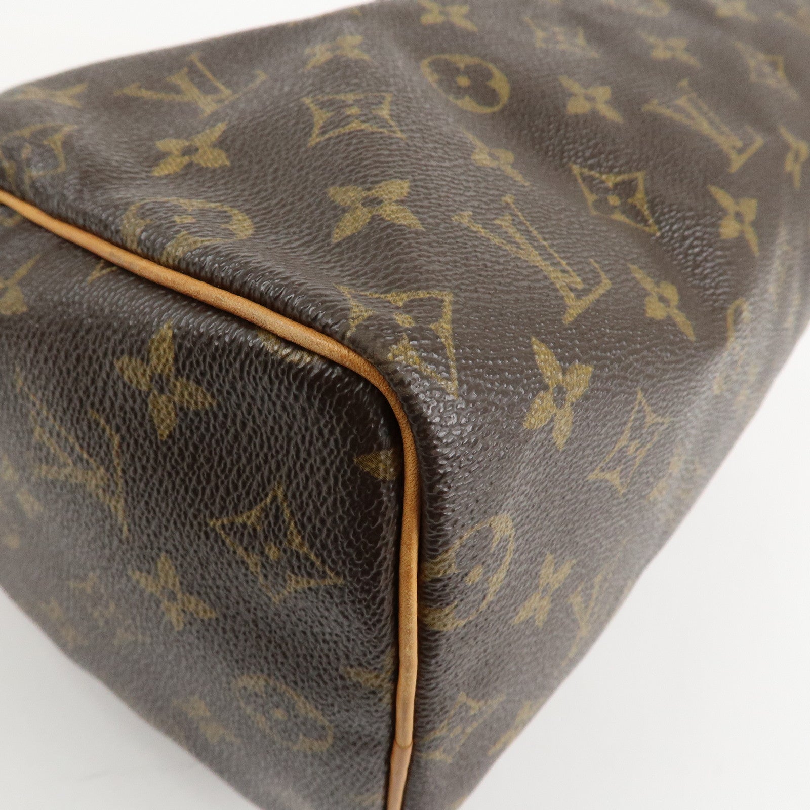 Louis Vuitton Monogram Speedy 25 Hand Bag Boston Bag M41528 Used