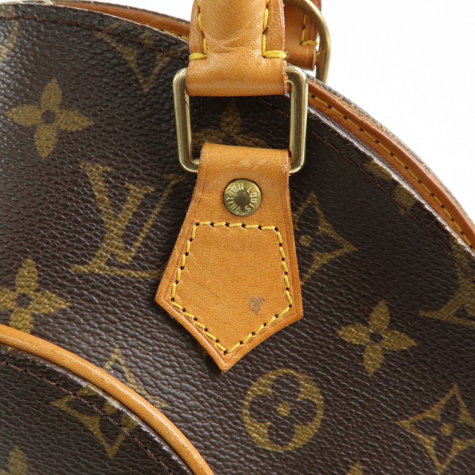Louis Vuitton Monogram Ellipse PM Hand Bag Brown M51127