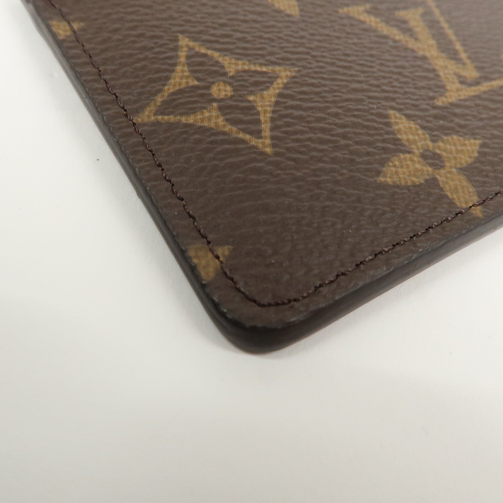 Louis Vuitton Monogram Reverse Porte Cartes Simple Card Case M69161
