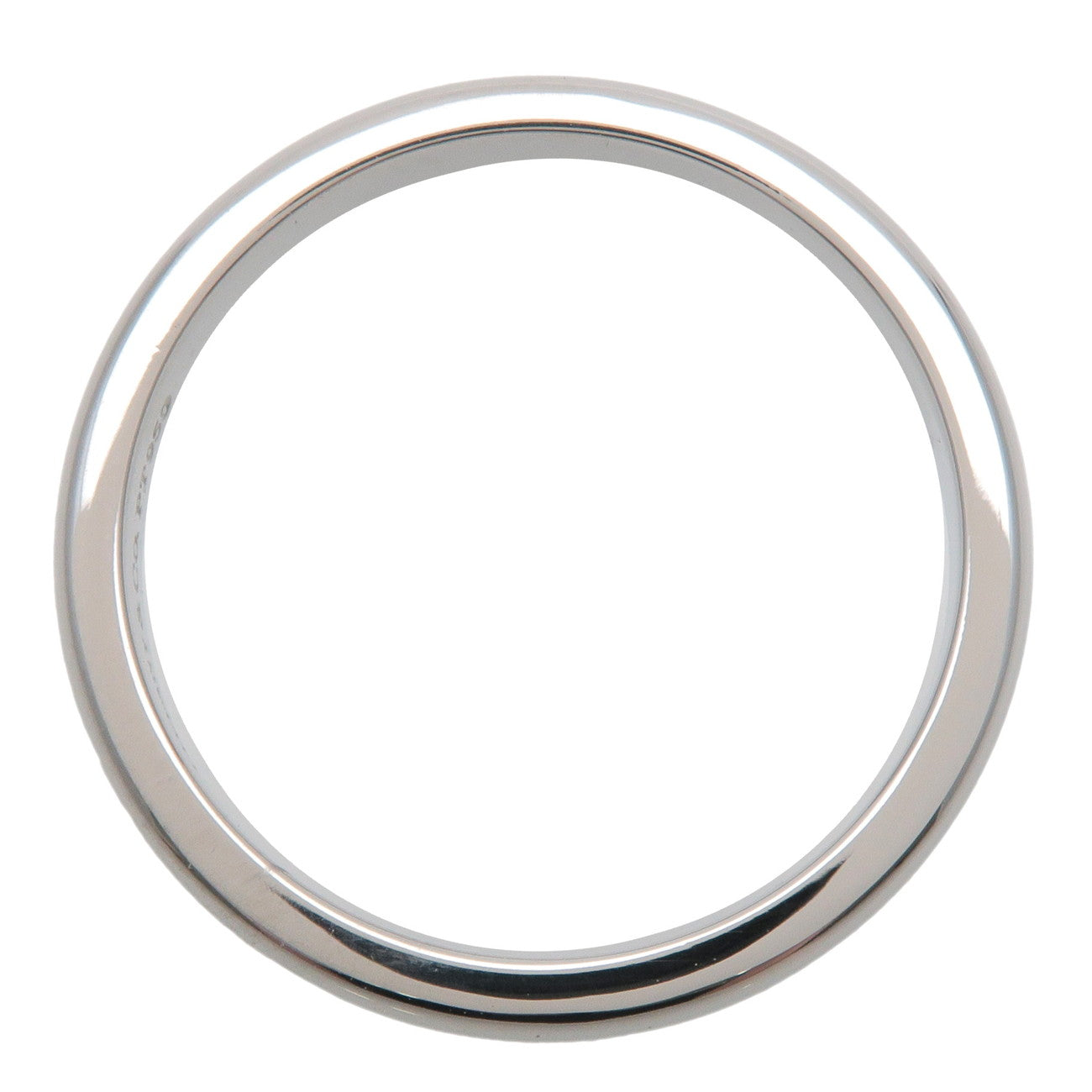 Tiffany & Co Classic Band Ring PT950 Platinum US6 EU51.5 HK13