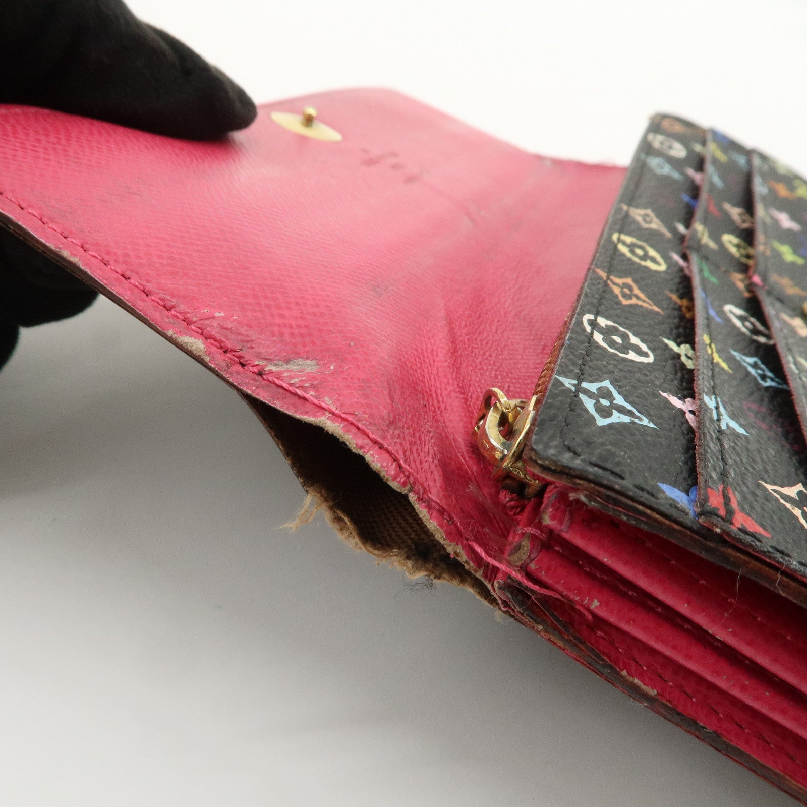 Louis Vuitton Monogram Multicolor Portefeuille Sarah Wallet M93747