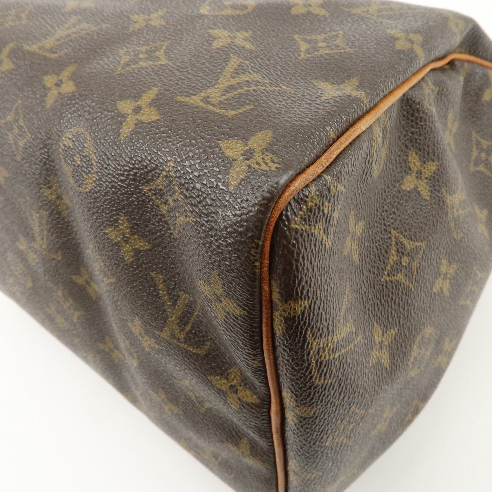 Louis Vuitton Monogram Speedy 30 Boston Bag Hand Bag Brown M41526