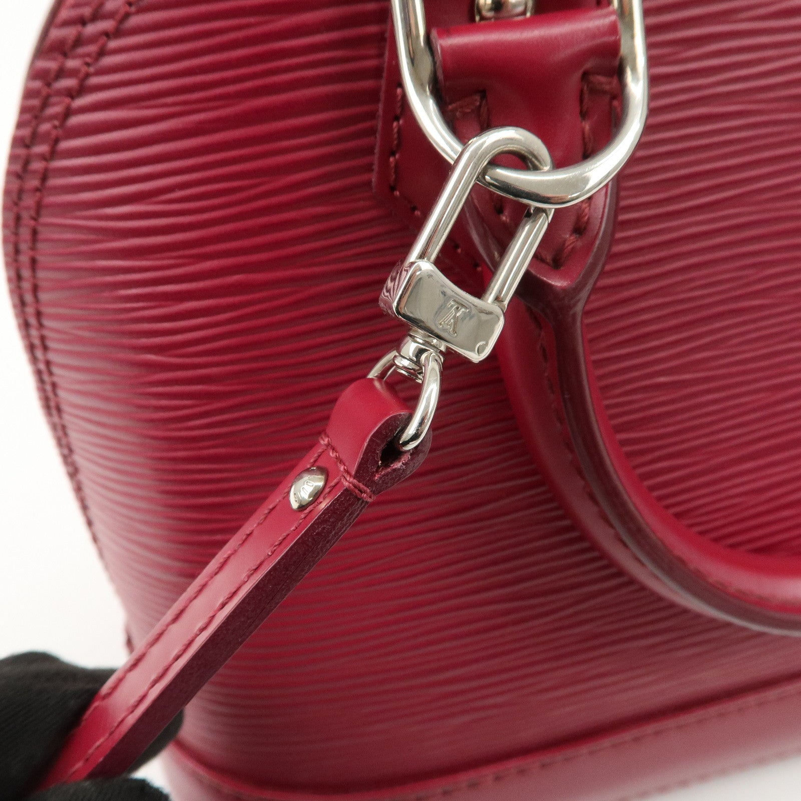 Louis Vuitton Epi Alma BB Hand Bag Shoulder Bag Fuchsia M40851