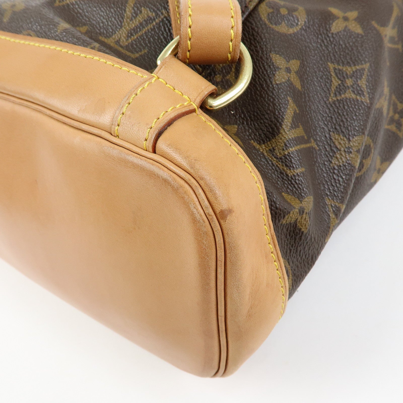 Louis Vuitton Monogram Montsouris GM Backpack Rucksack Brown M51135