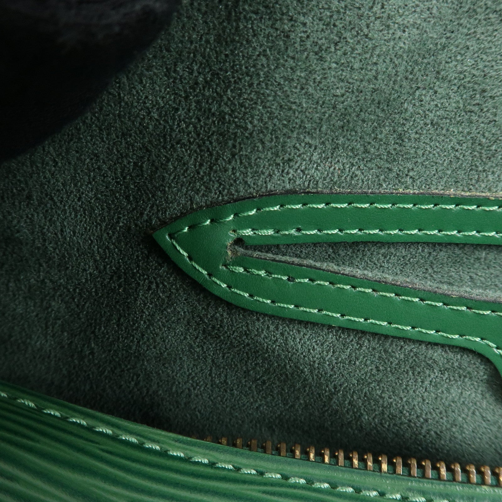 Louis Vuitton Epi Soufflot Hand Bag Borneo Green M52224