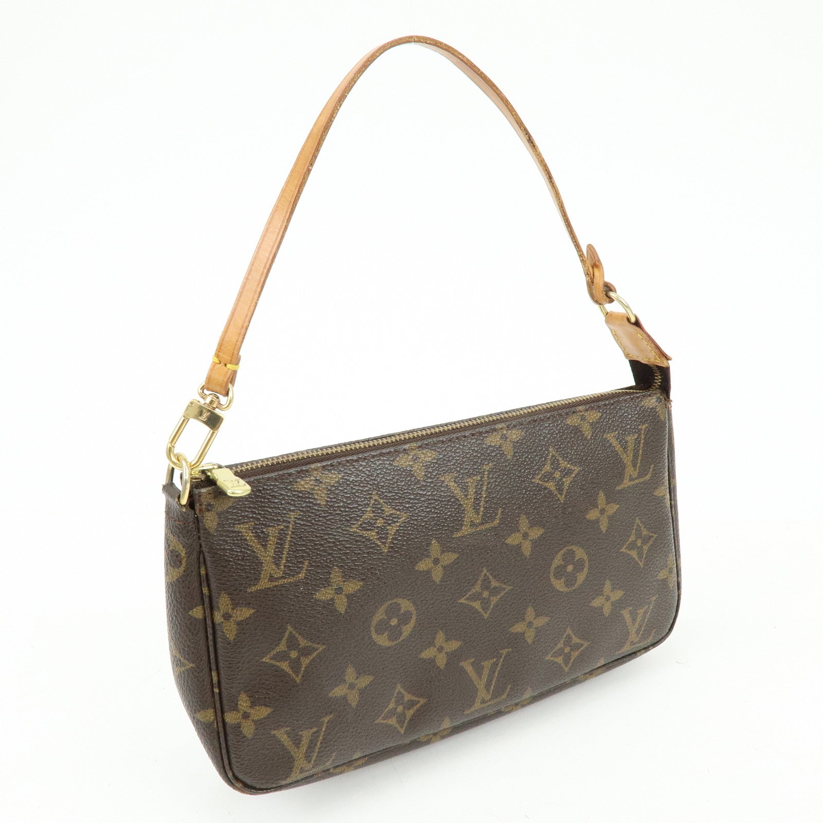Louis Vuitton Monogram Pochette Accessoires Pouch Hand Bag M51980