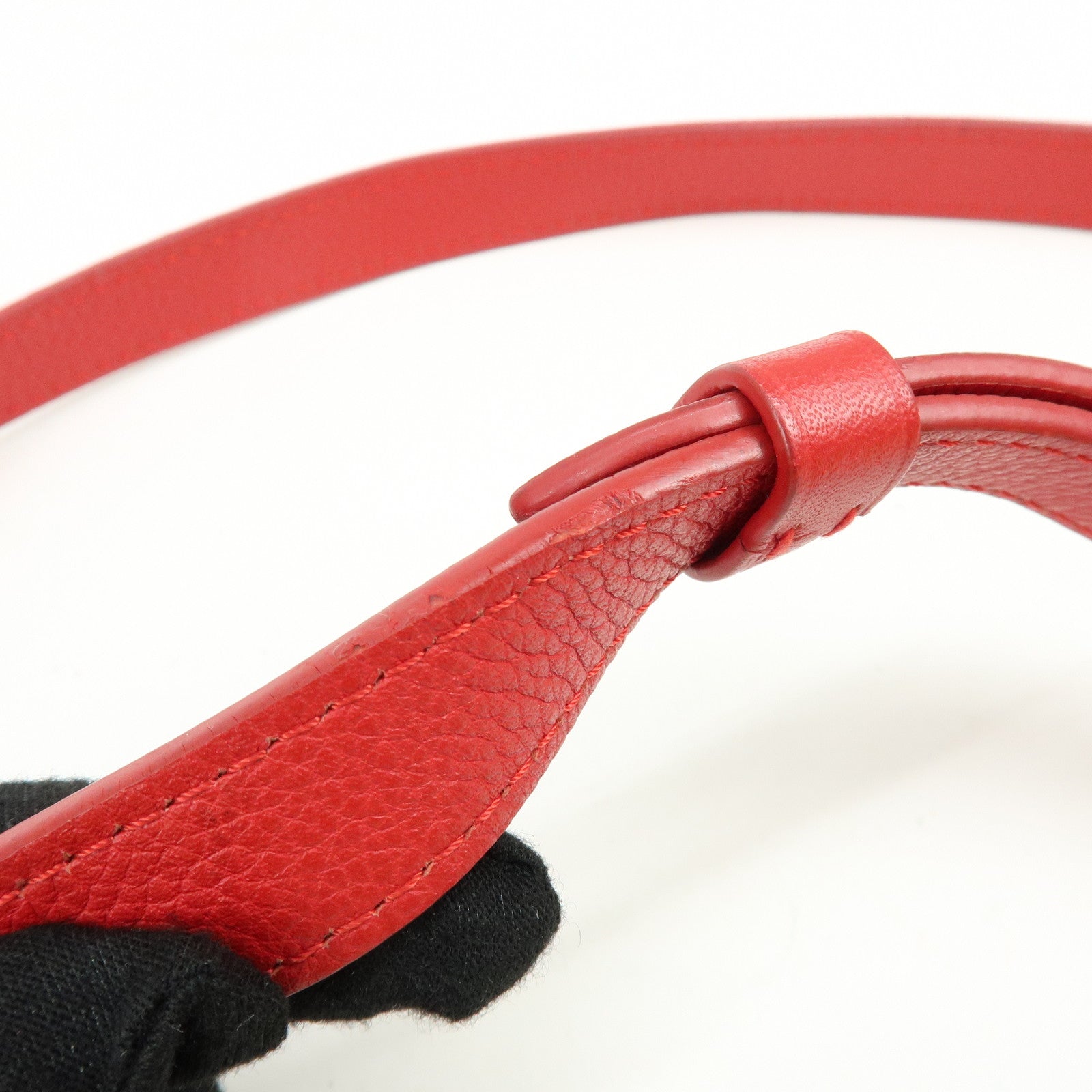 Louis Vuitton Lockme II Leather 2Way Shoulder Hand Bag Red M50363