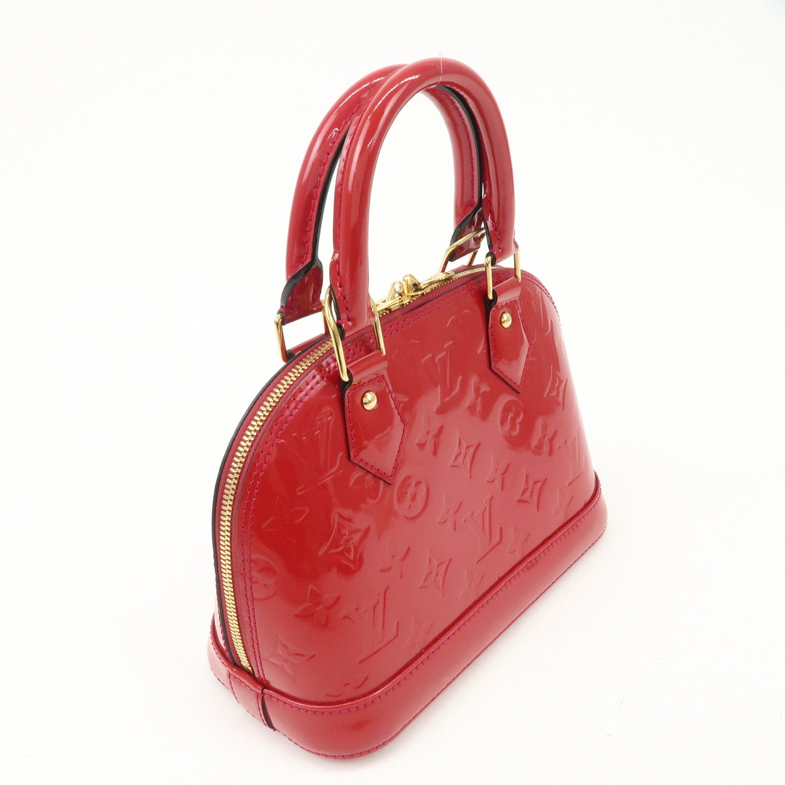 Louis Vuitton Monogram Vernis Leather Alma BB 2Way Shoulder Bag Used