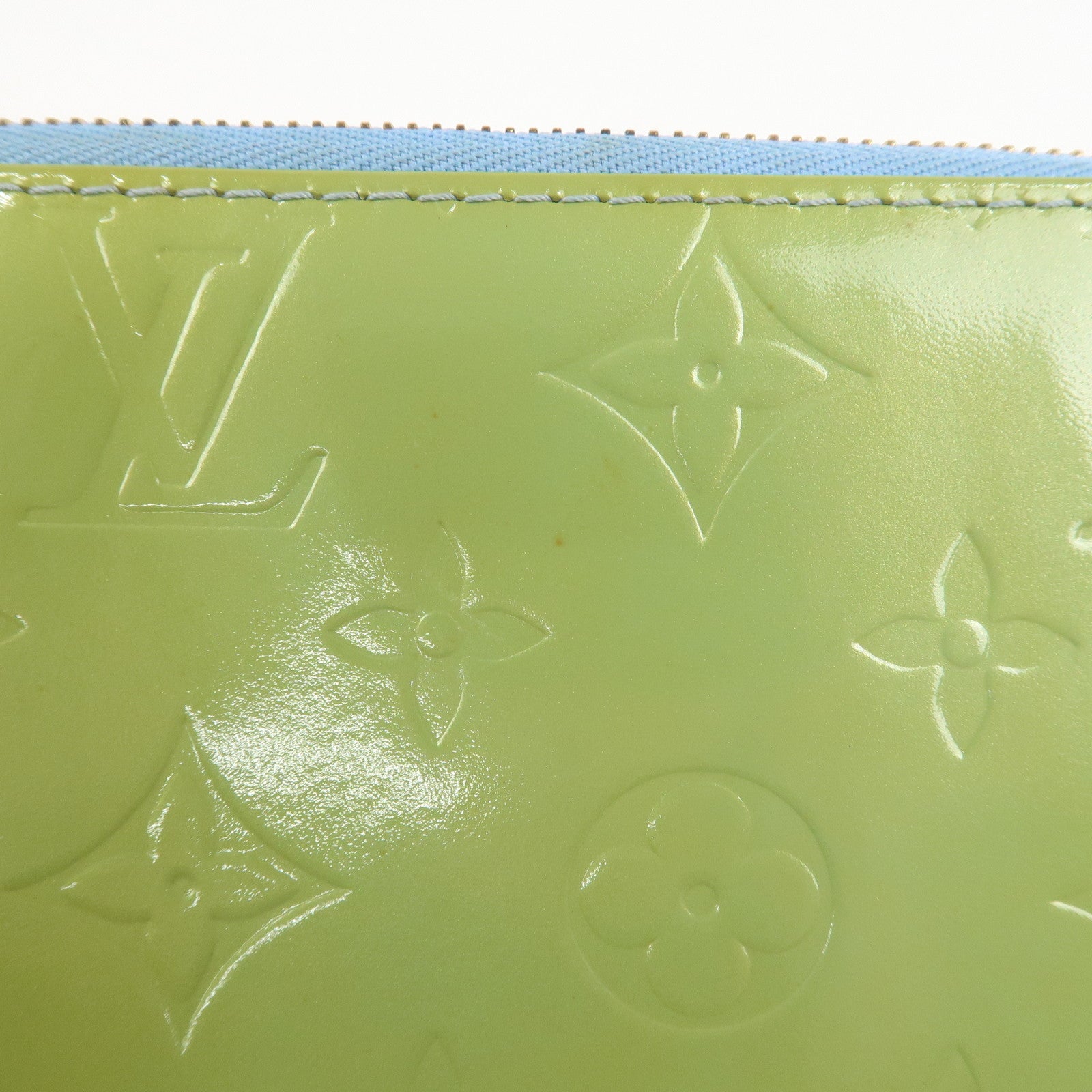 Louis Vuitton Monogram Vernis Lexington Hand Bag Baby Blue M91011