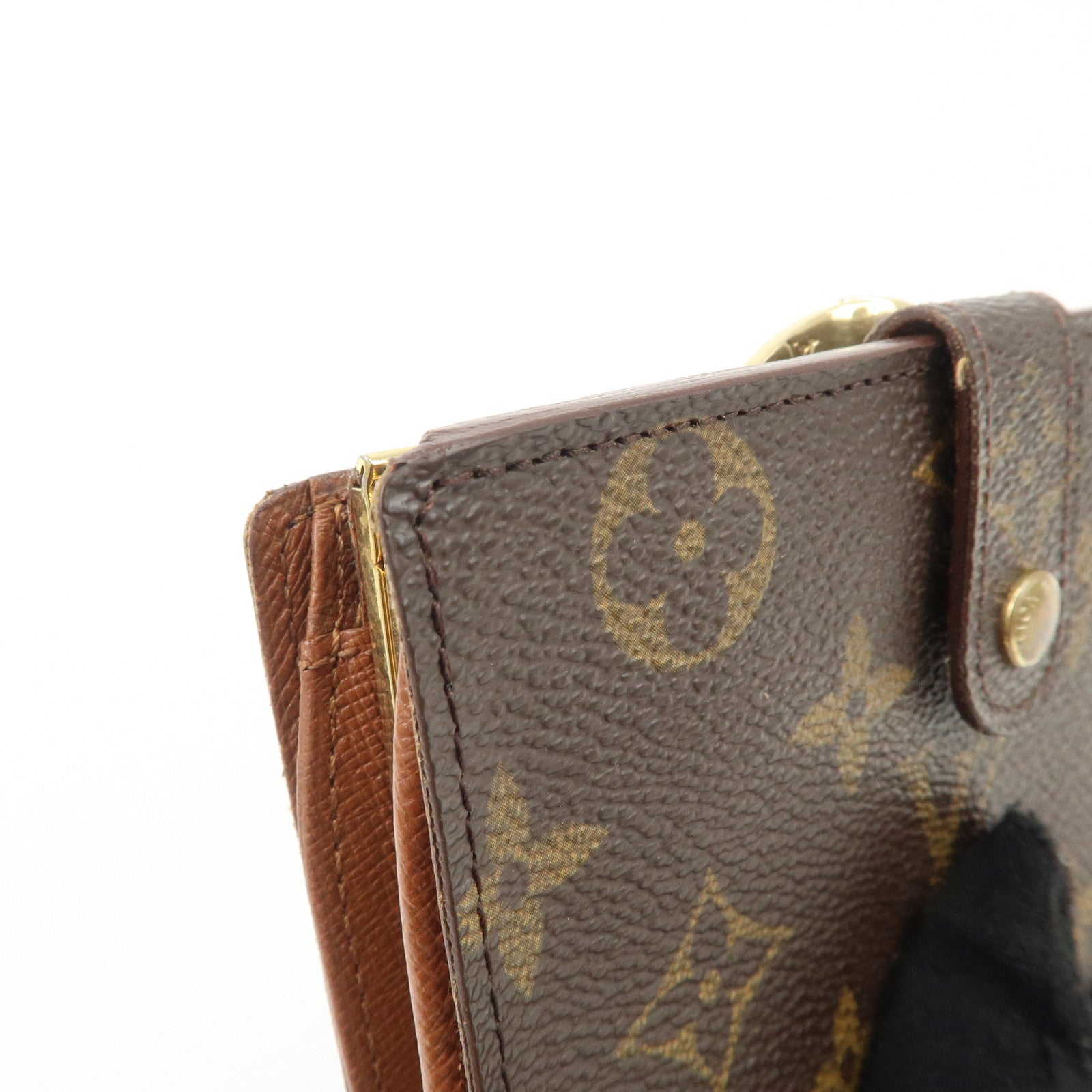 Louis Vuitton Monogram Portefeuille Viennois Wallet Brown M61674 Used