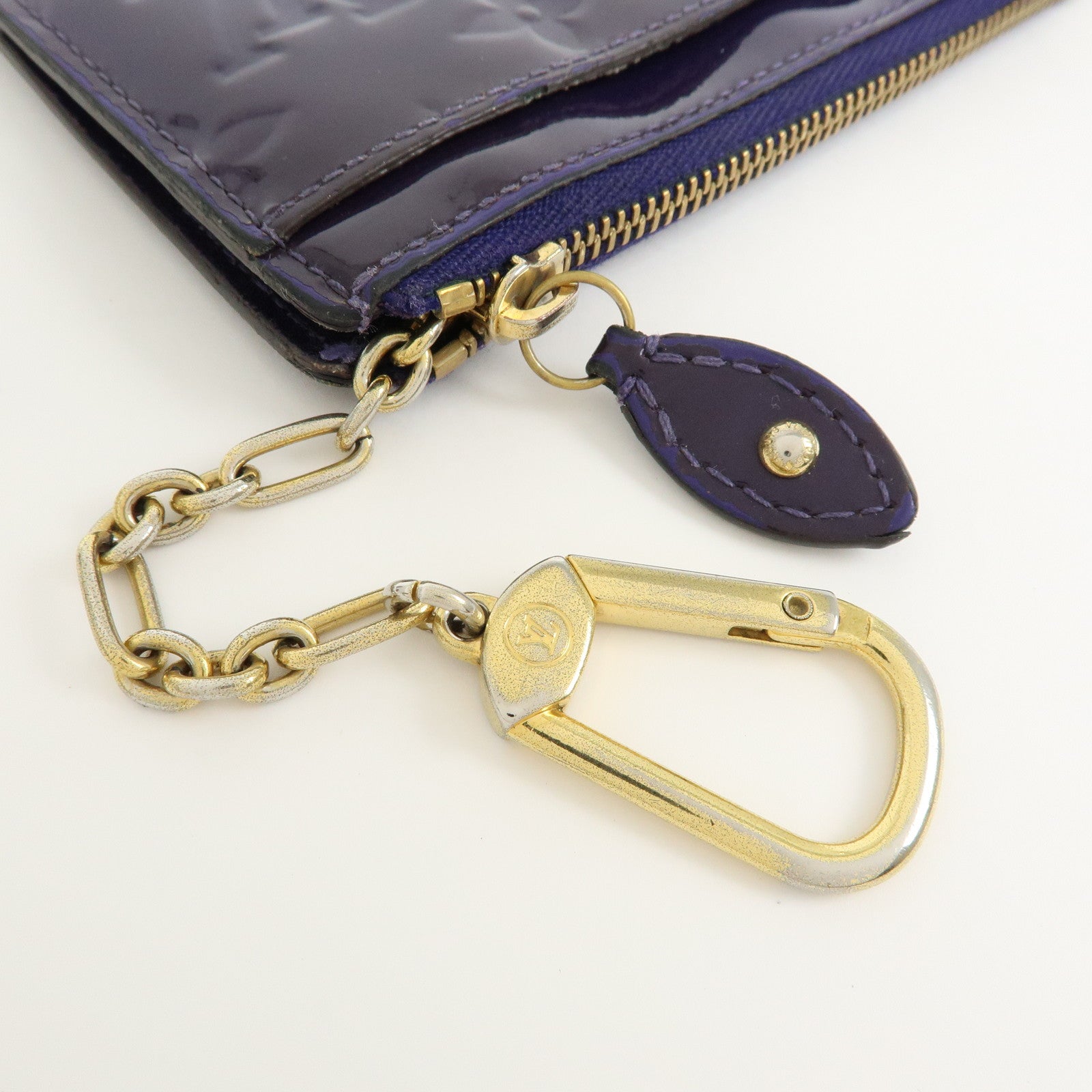 Louis Vuitton Monogram Vernis Pochette Cles NM Coin Case M90311