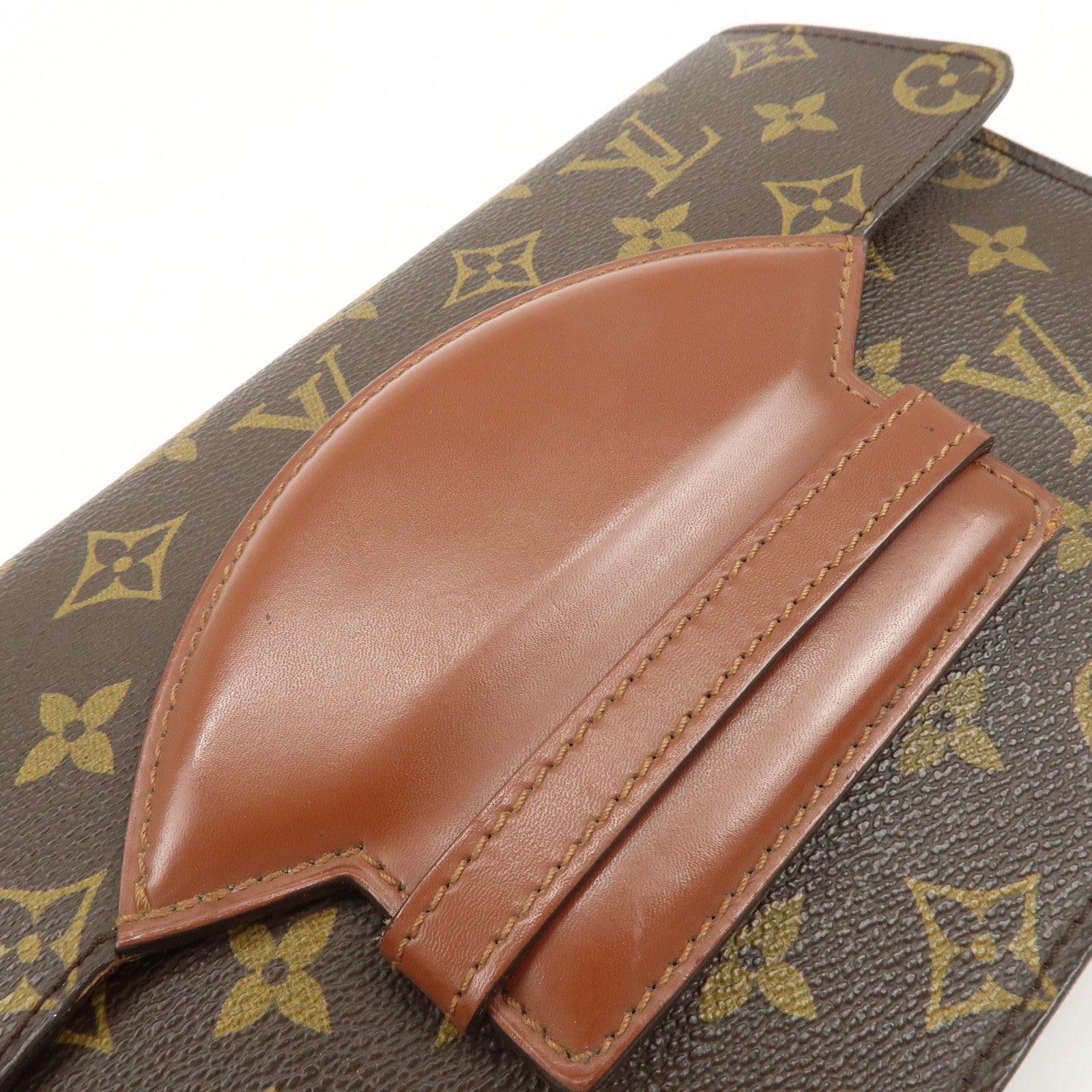 Louis Vuitton Monogram Chailot Clutch Bag Brown M51788