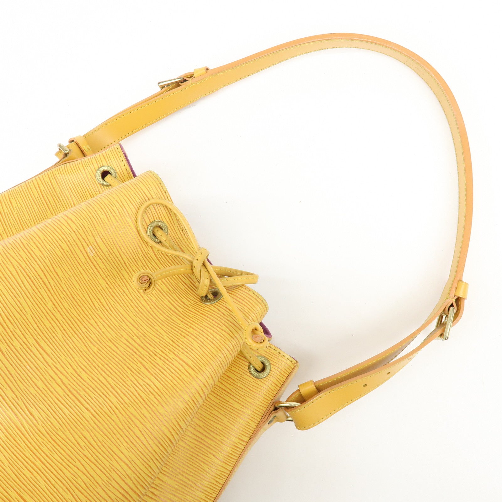 Louis Vuitton Epi Petit Noe Shoulder Bag Tassili Yellow M44109