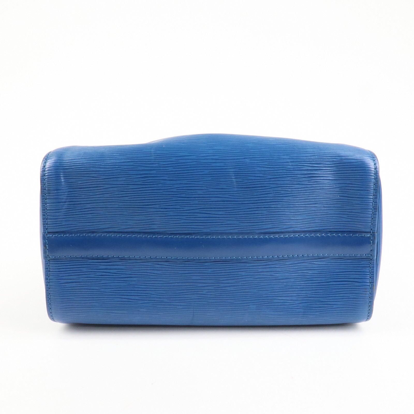 Louis Vuitton Epi Speedy 25 Hand Bag Boston Bag Blue M43015 Used