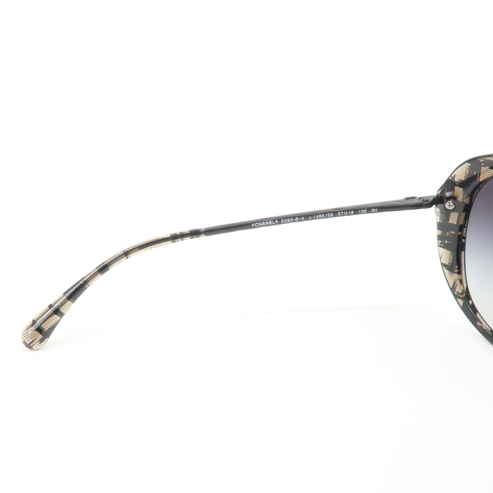 CHANEL COCO Mark Plastic Sunglasses 5293-B-A c.1488/S6 57□18 135