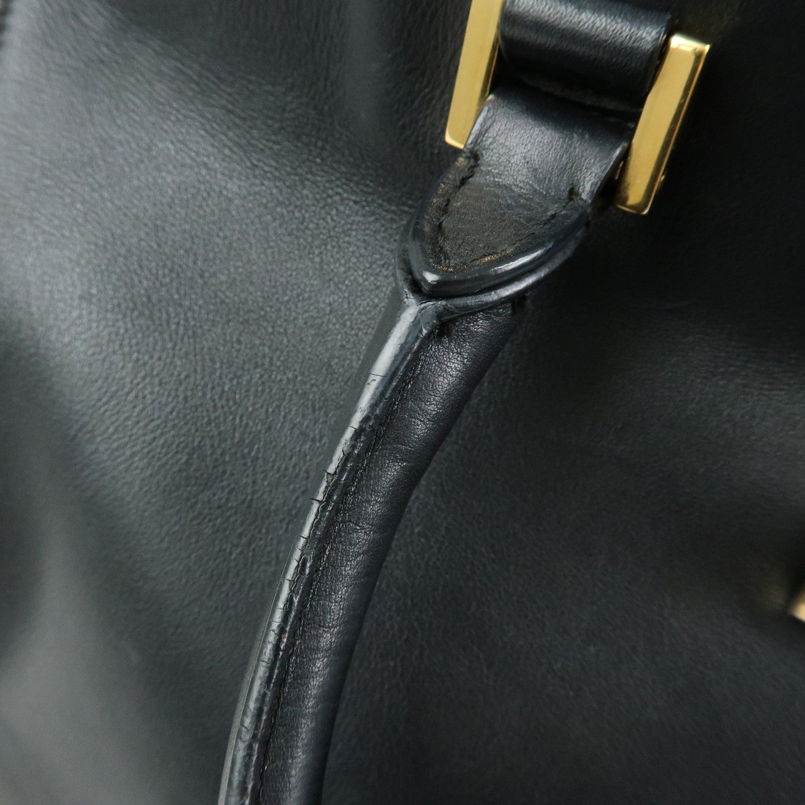 SAINT LAURENT PARIS Petit Cabas Y Line Leather 2WayBag Black 311210