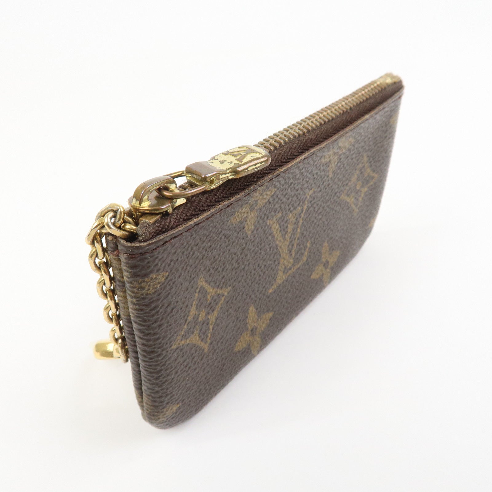 Louis Vuitton Monogram Pochette Cles Coin Case Key Case M62650