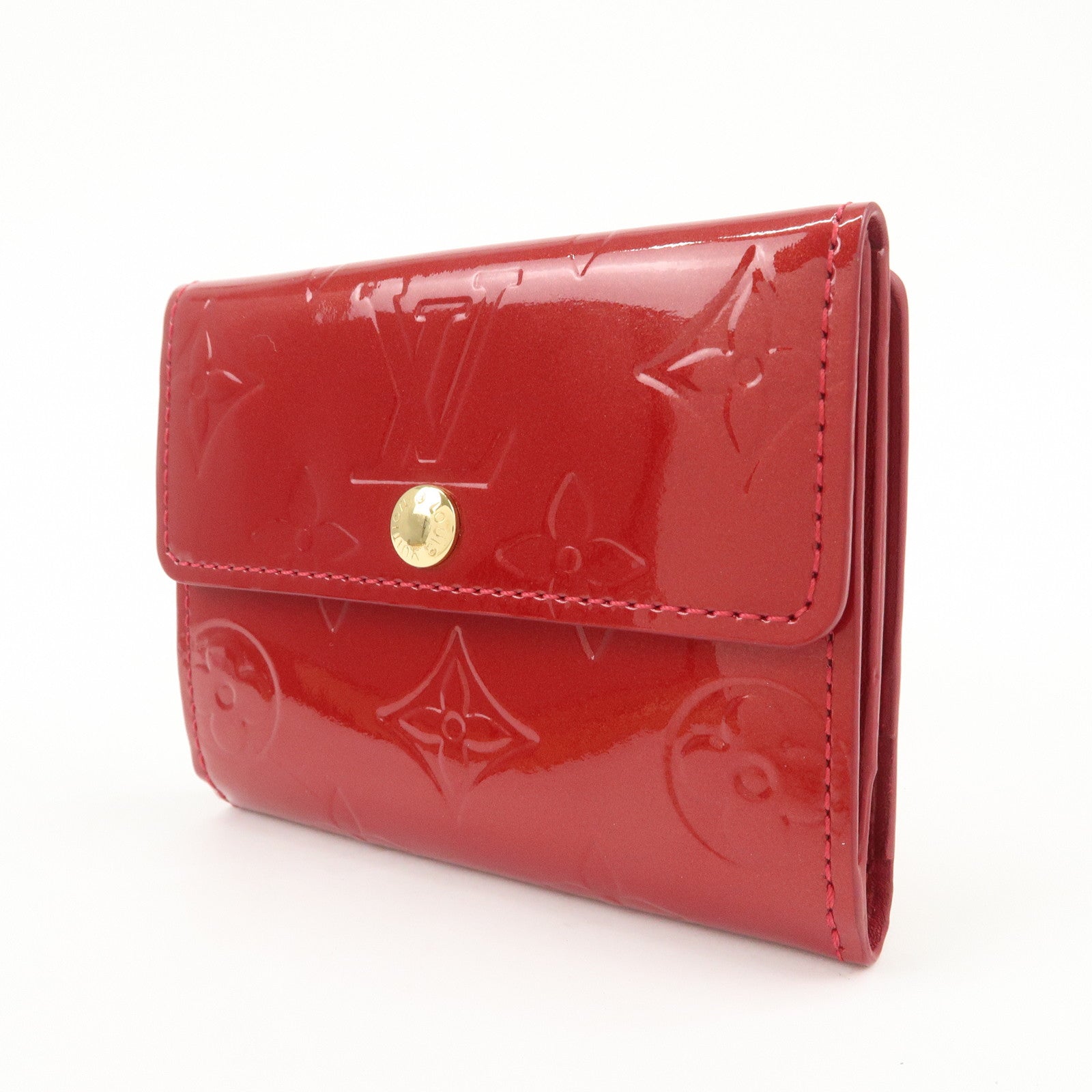 Louis Vuitton Monogram Vernis Ludlow Coin Case Pomme d'Amour M91978