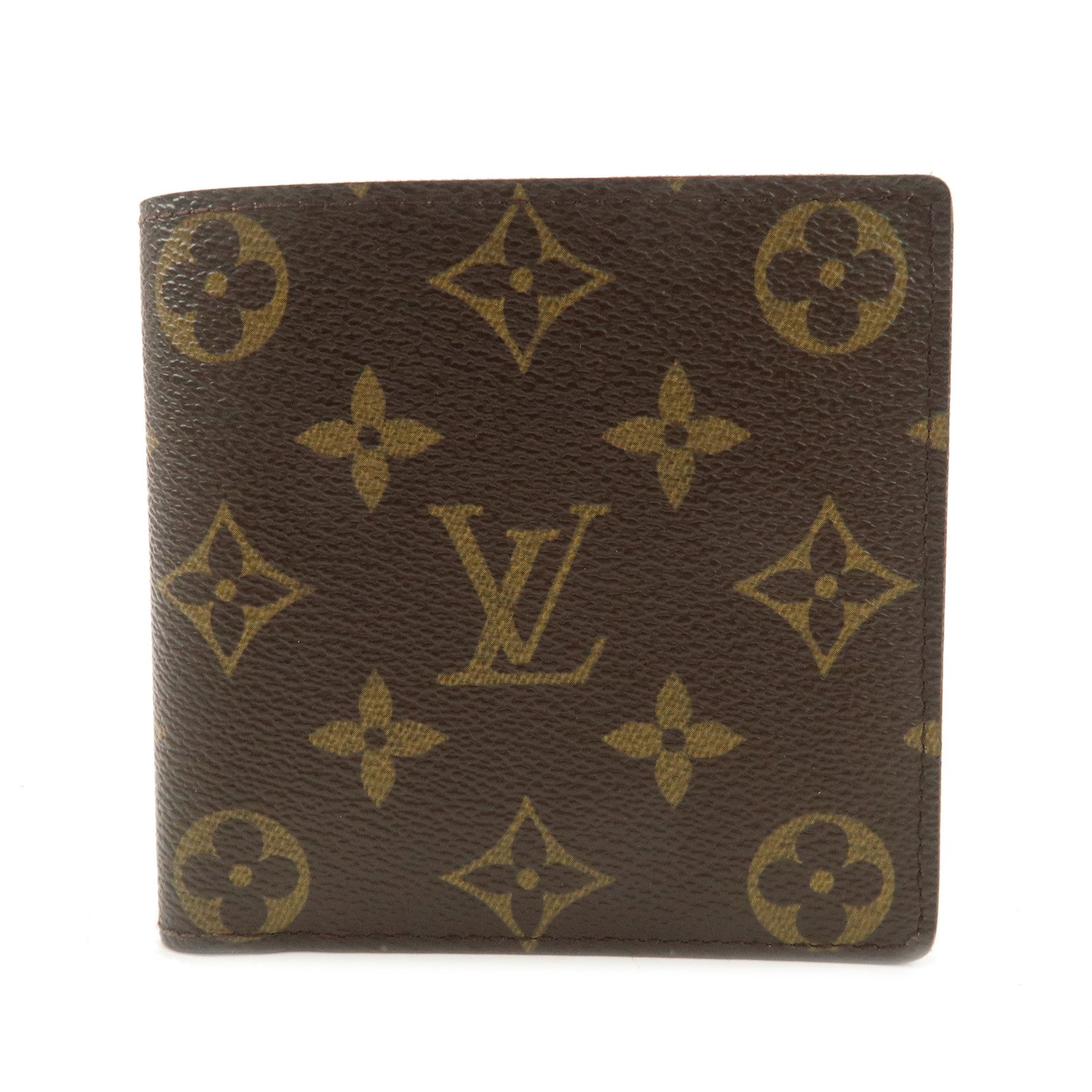 Louis Vuitton Monogram Portefeuille Marco Bi-fold Wallet M61675 Used