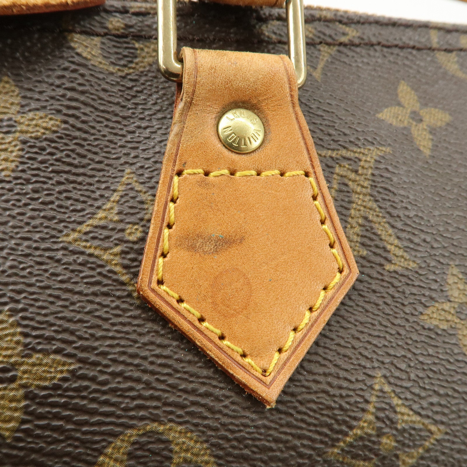 Louis Vuitton Monogram Speedy 35 Boston Bag Brown M41524