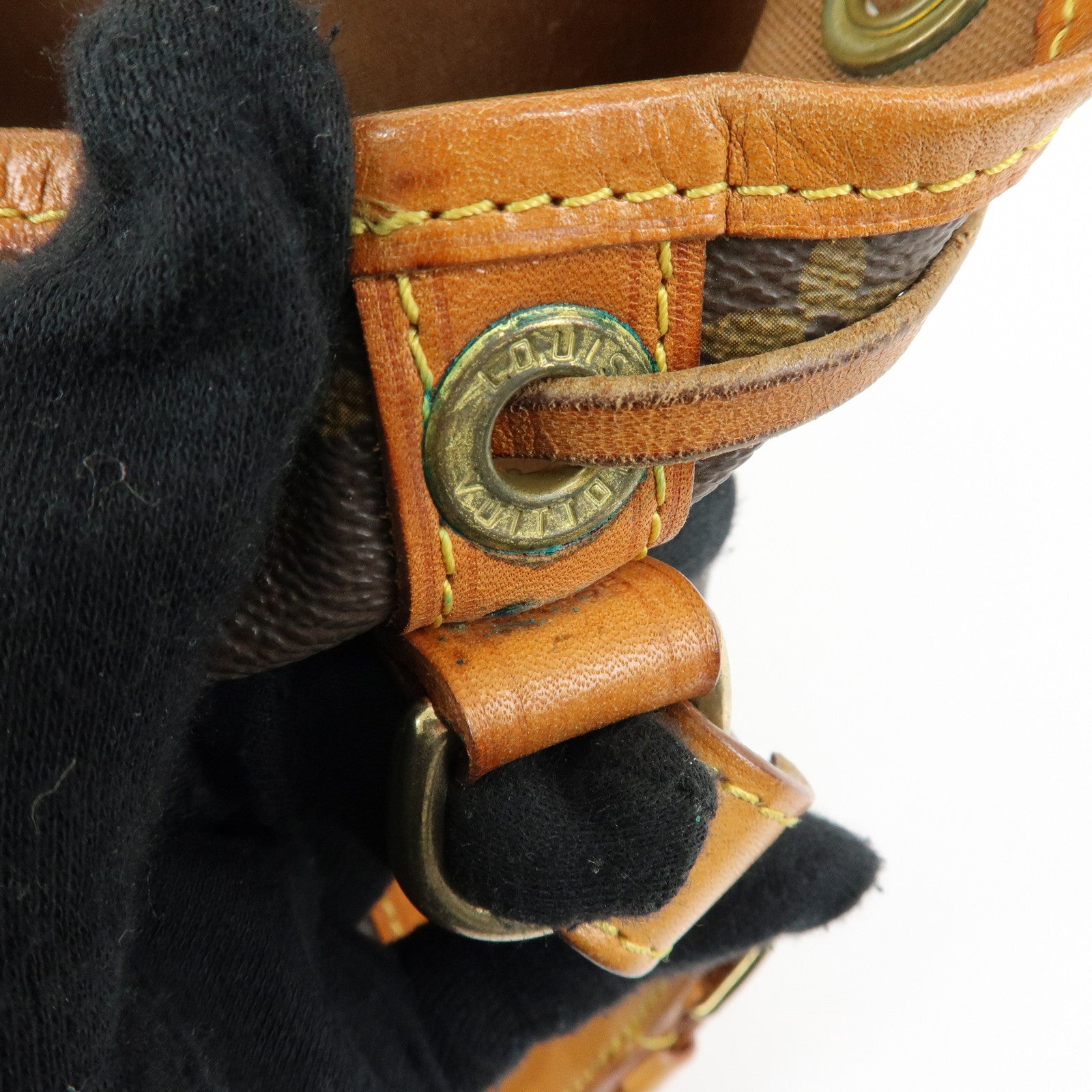 Louis Vuitton Monogram Petit Noe Shoulder Bag Brown M42226