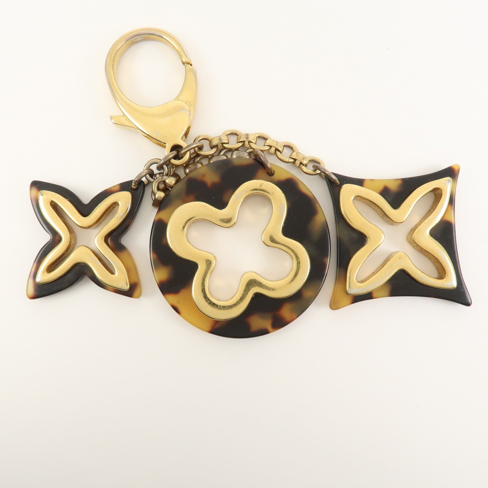 Louis Vuitton Bijou Sac Insolence Bag Charm Gold Brown M65087