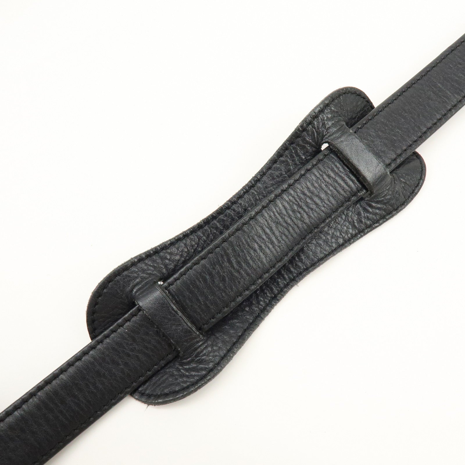 LOEWE Logo Anagram Calf Leather 2Way Hand Shoulder Bag Black