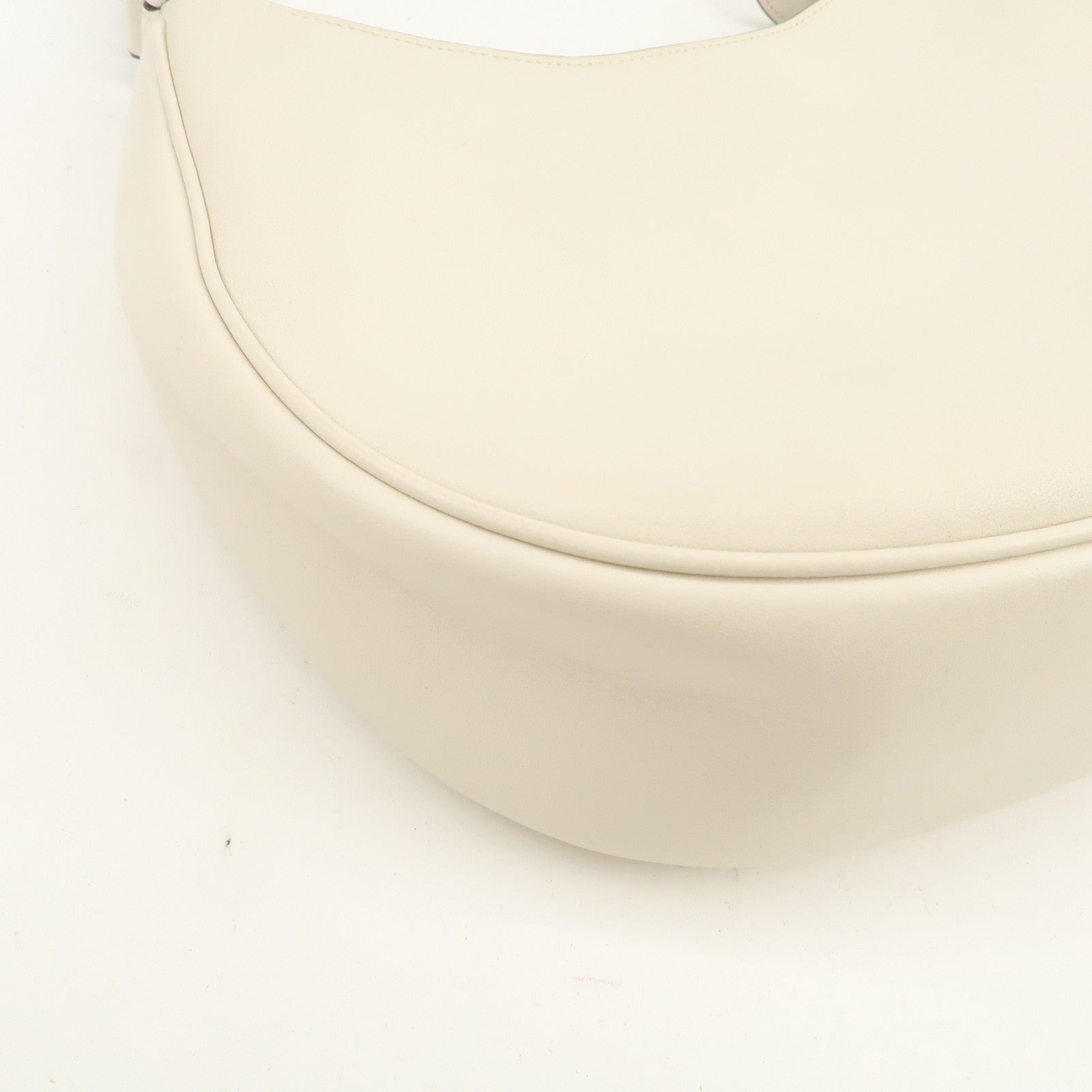 COACH Logo Calf Leather 2Way Bag Shoulder Bag Hand Bag Ivory 57119