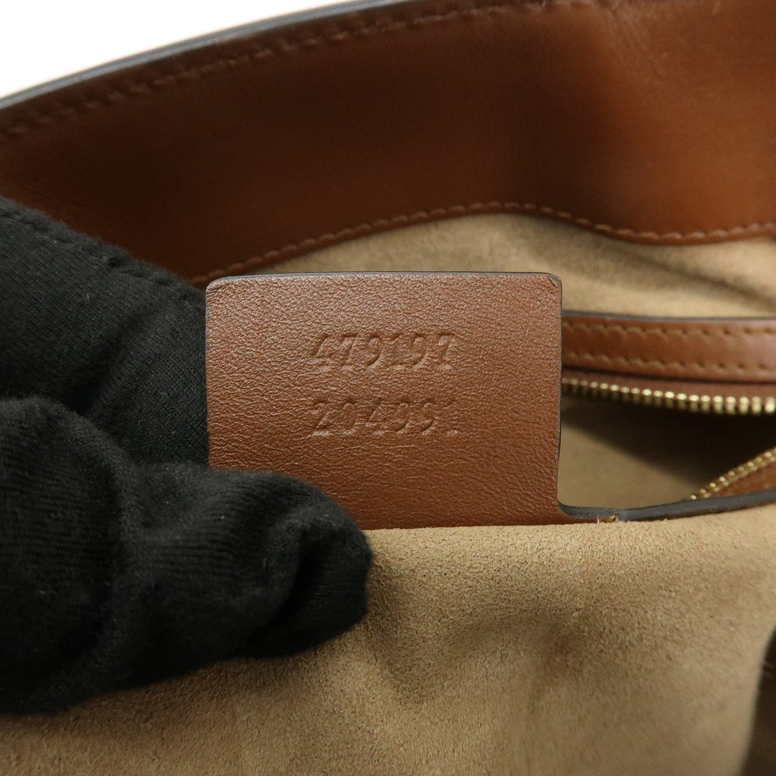 GUCCI GG Supreme PVC Leather Chain Shoulder Bag Beige Brown 479197