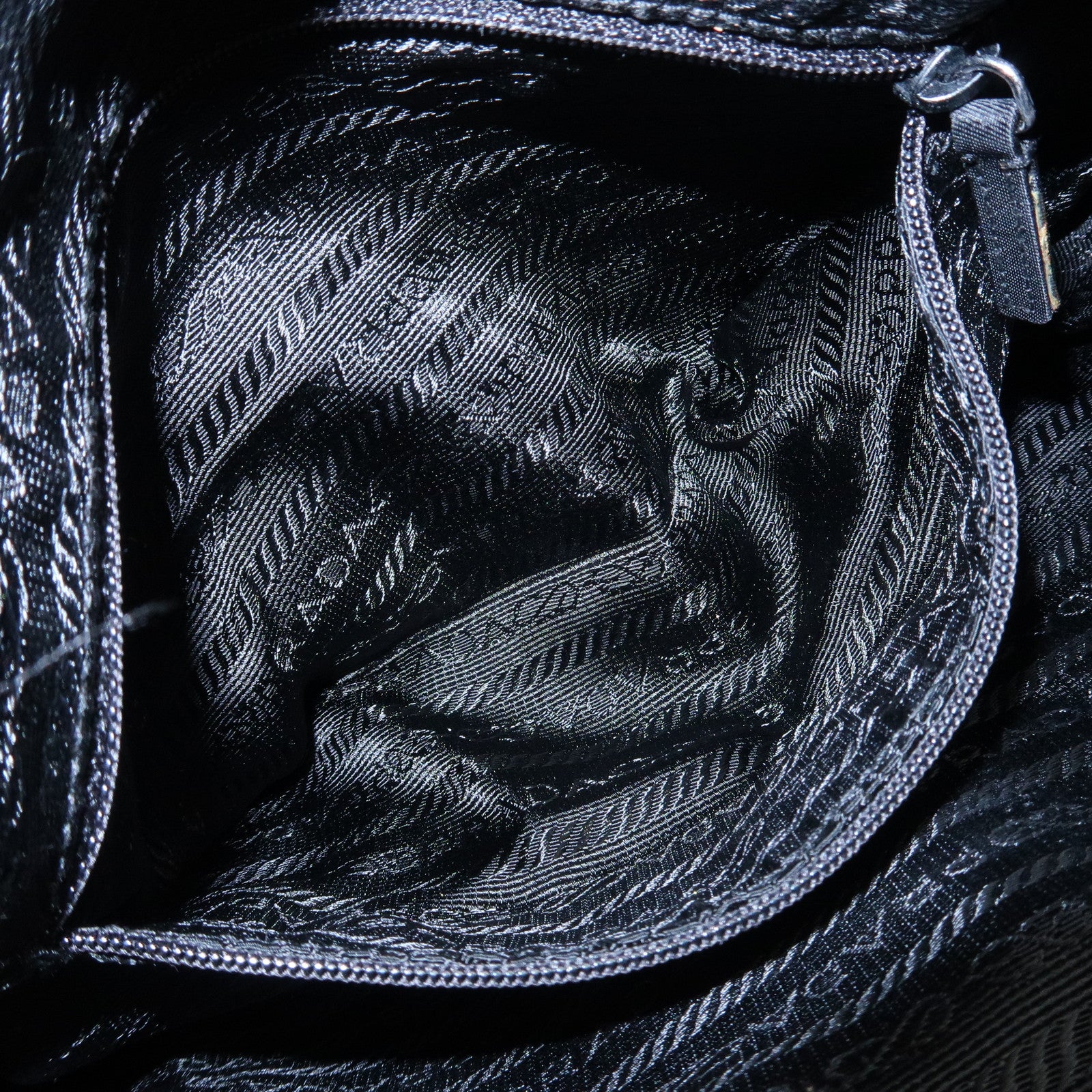 PRADA Triangle Logo Nylon Shoulder Crossbody Bag Brown BT0167