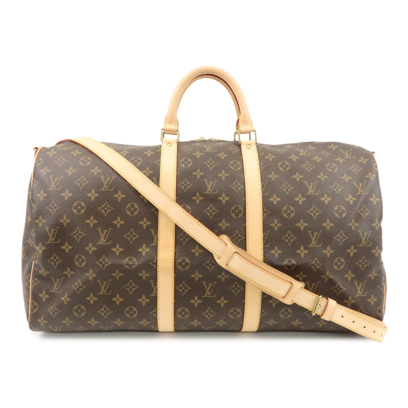 Louis Vuitton Monogram Keep All Bandouliere 55 Boston Bag M41414 Used