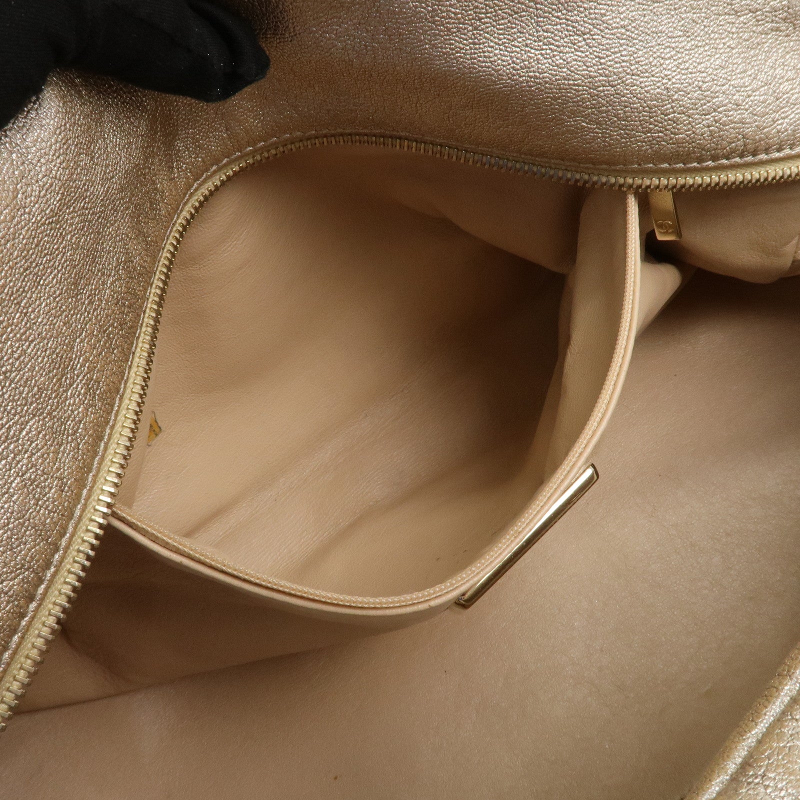 CHANEL Luxury Line COCO Mark Leather Boston Bag Shoulder Bag A31405