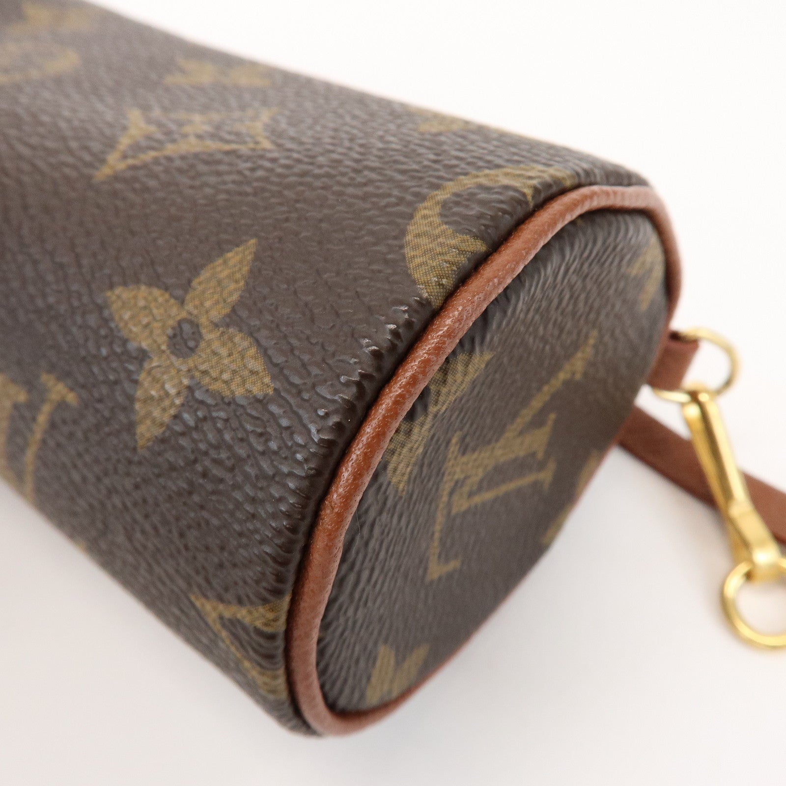 Louis Vuitton Monogram Mini Pouch for Papillon Bag Old Style Brown