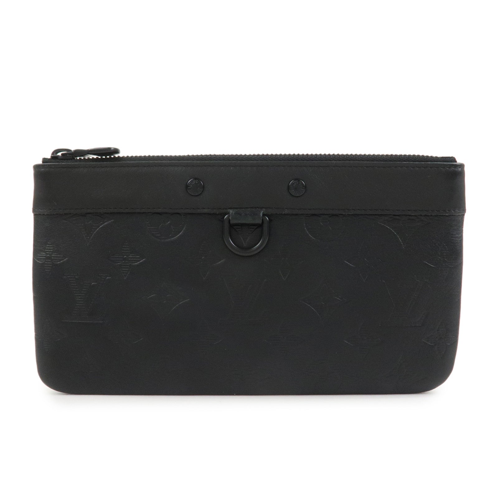 Louis Vuitton Monogram Shadow Pochette Discovery PM Noir M44335