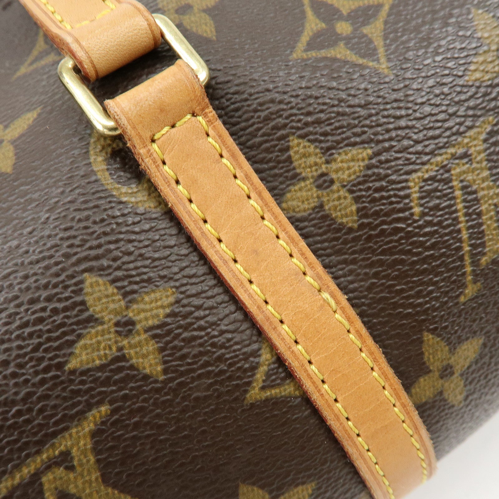 Louis Vuitton Monogram Papillon 30 Hand Bag Brown M51385