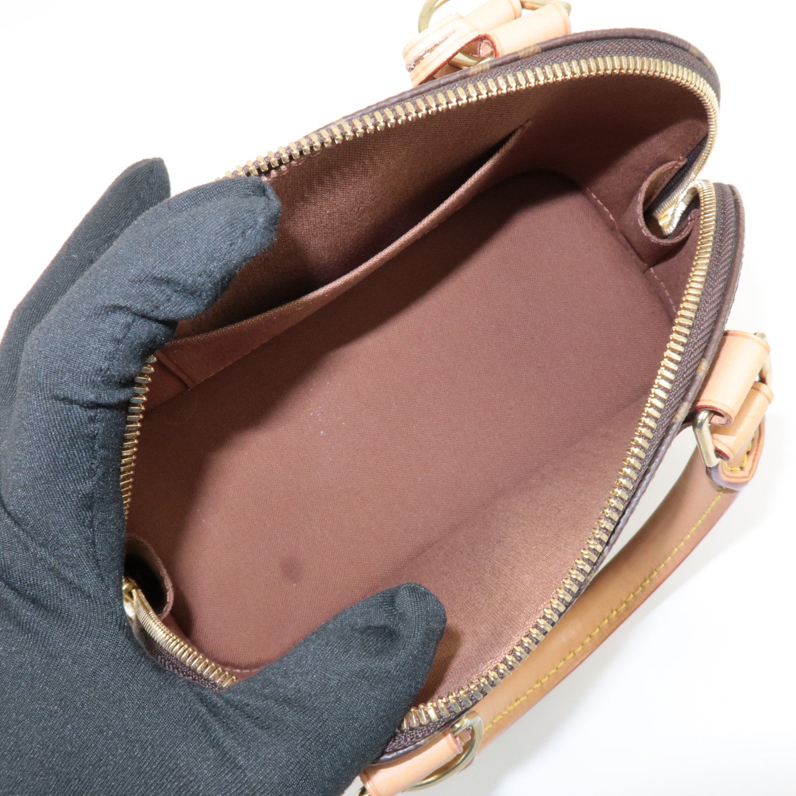 Louis Vuitton Monogram Alma BB 2Way Hand Bag Shoulder Bag M53152 Used