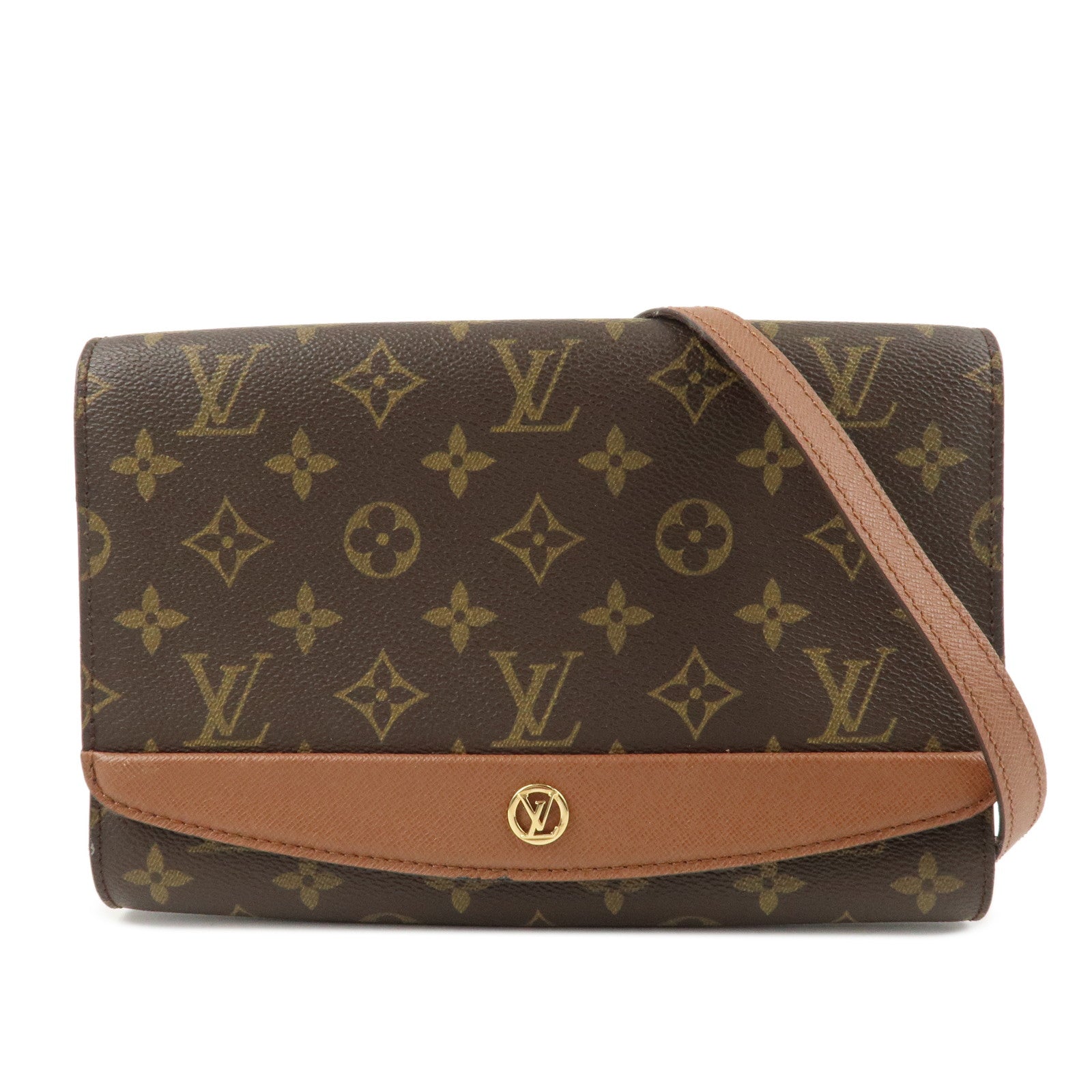 Louis Vuitton Monogram Bordeaux 24 Shoulder Bag Hand Bag M51798 Used