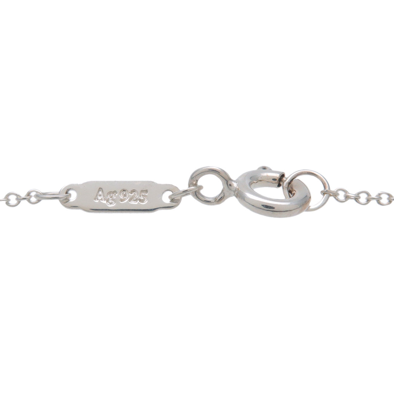 Tiffany & Co Return to Tiffany Mini Double Heart Diamond Necklace Used