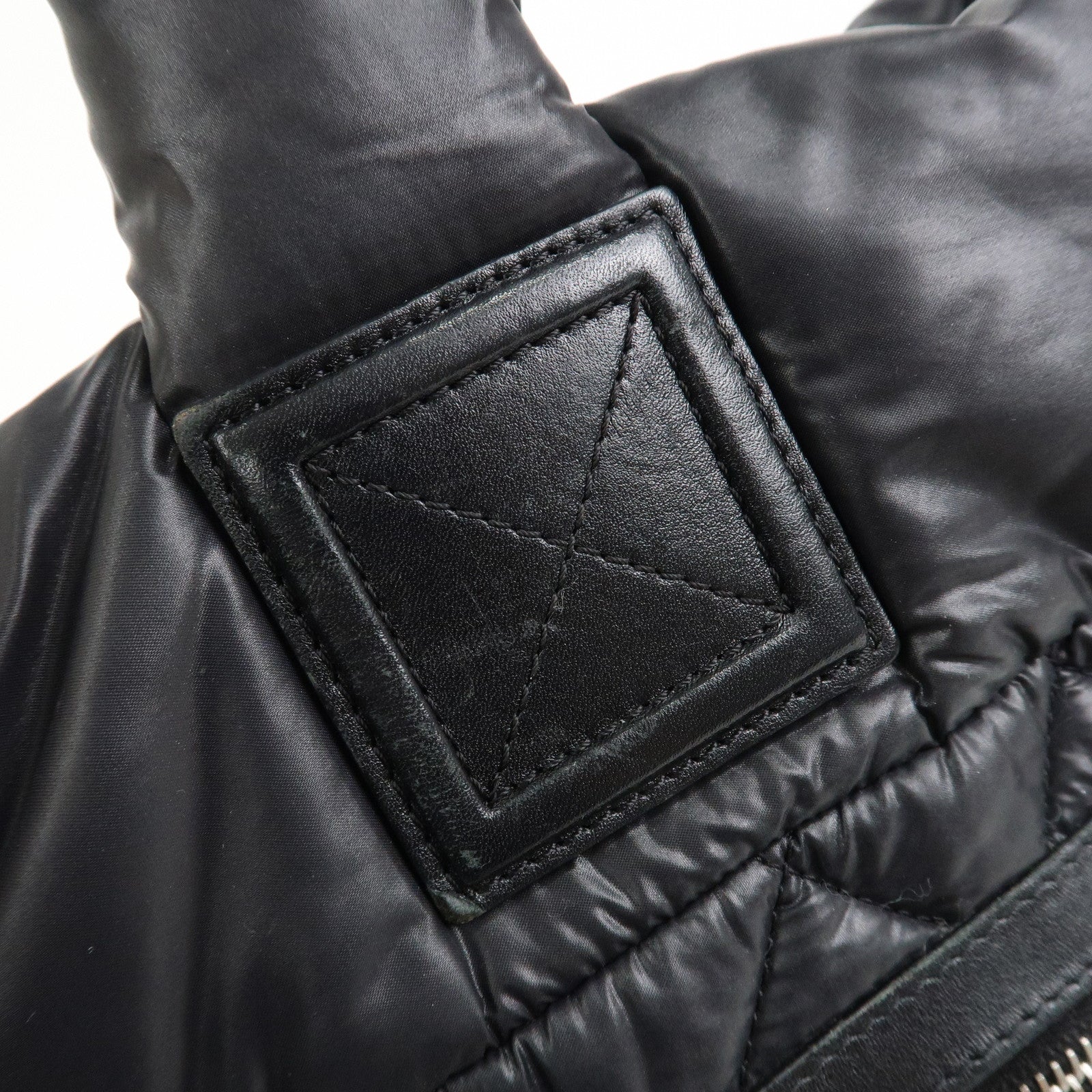 CHANEL COCO Cocoon PM Nylon Calf Leather Tote Bag Black A48610