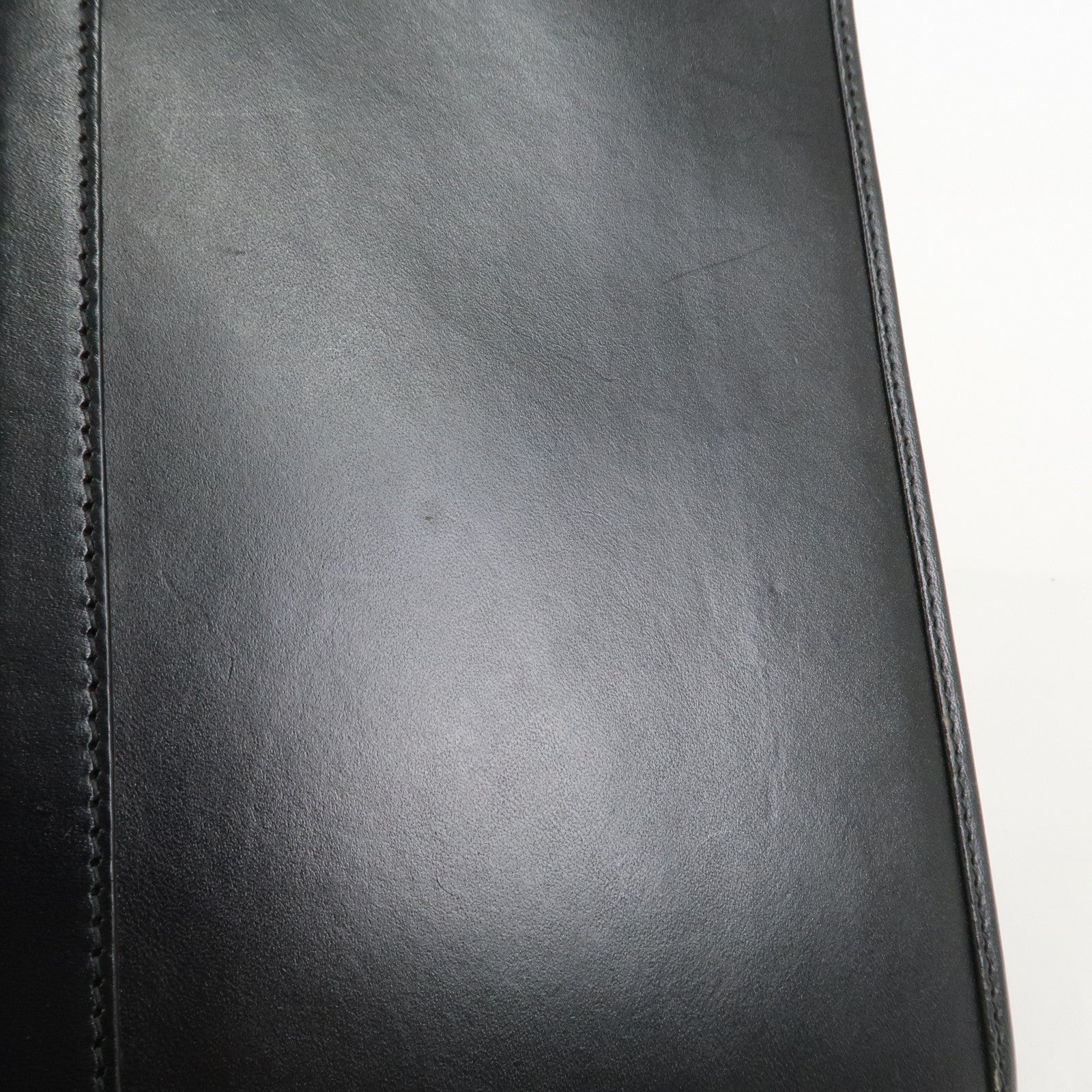 GUCCI Jackie Leather Shoulder Bag Hand Bag Black 002・1065
