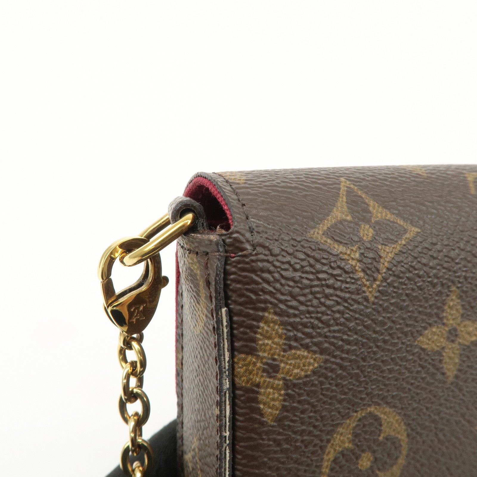 Louis Vuitton Monogram Pochette Felicie Shoulder Bag Brown M61276 Used