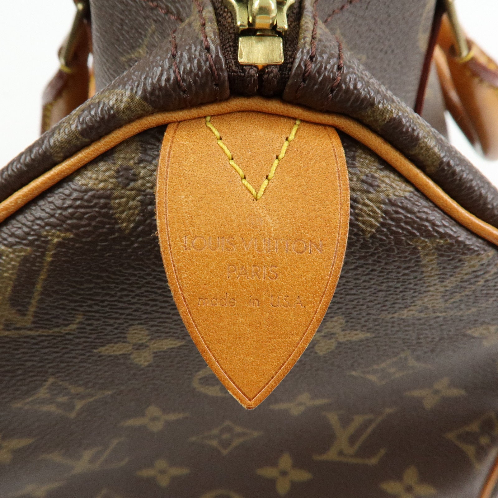 Louis Vuitton Monogram Speedy 30 Boston Bag Hand Bag Brown M41526