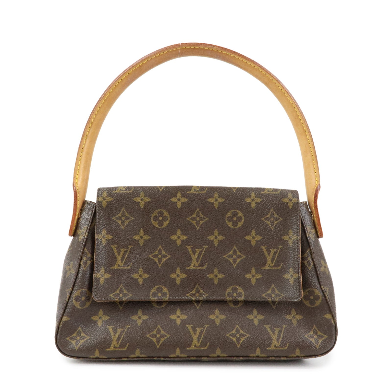 Louis Vuitton Monogram Mini Looping Shoulder Bag Brown M51147