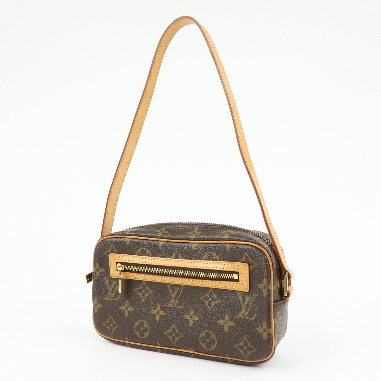 Louis Vuitton Monogram Pochette Cite Shoulder Bag Brown M51183