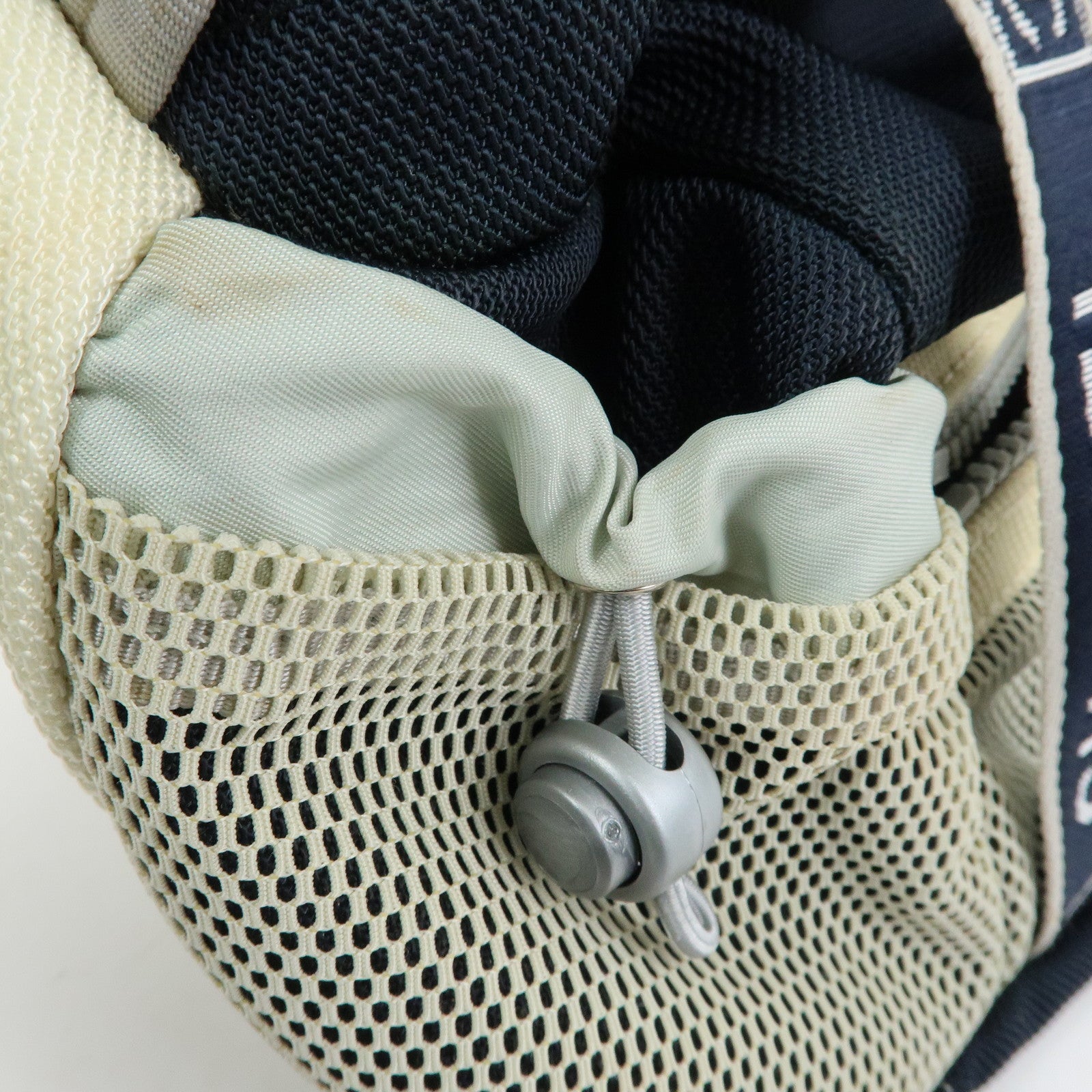 CHANEL Sportline Nylon 2Way Bag Hand Bag Navy Ivory A27892