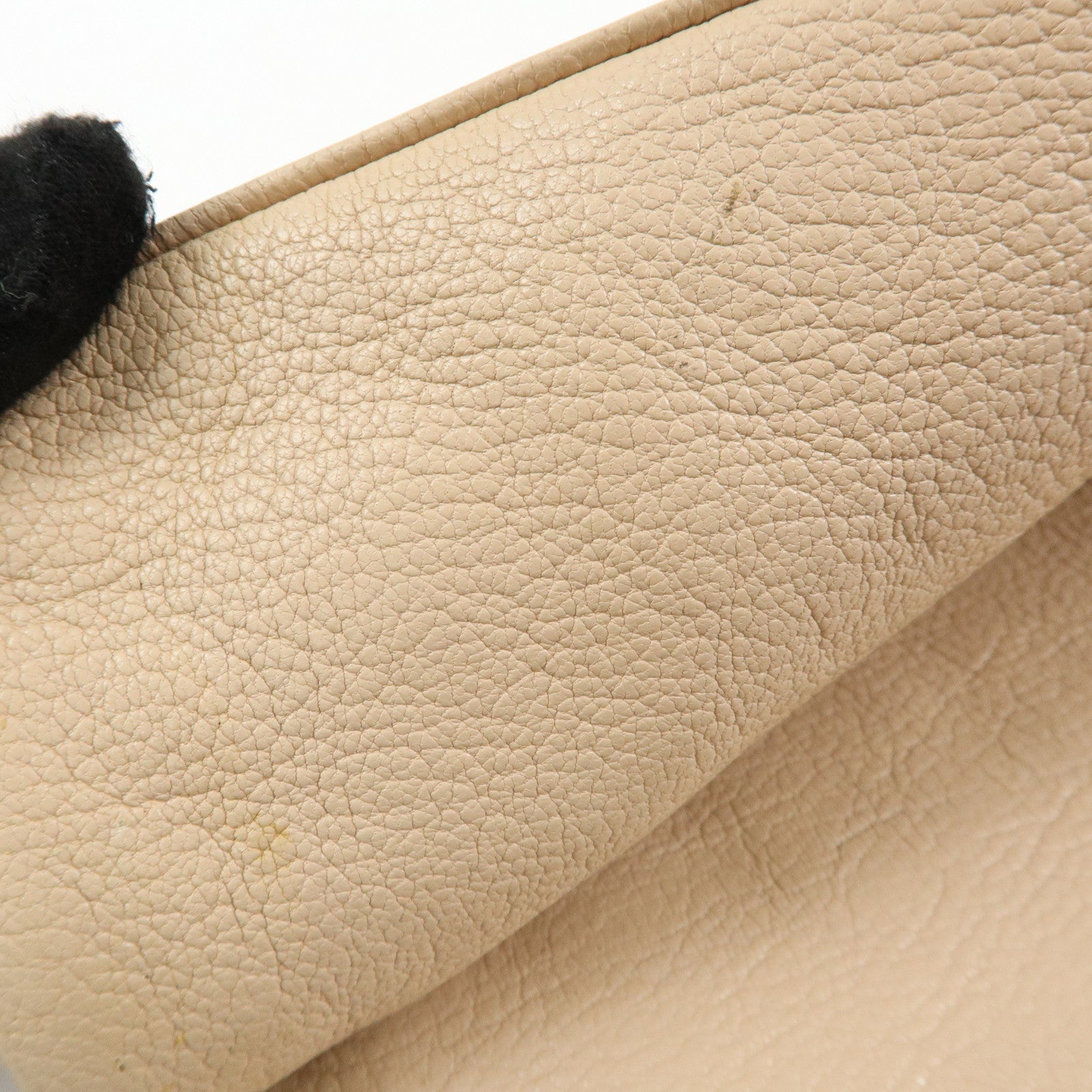 MIU MIU MADRAS Leather Shoulder Bag Crossbody Bag Beige RP0369