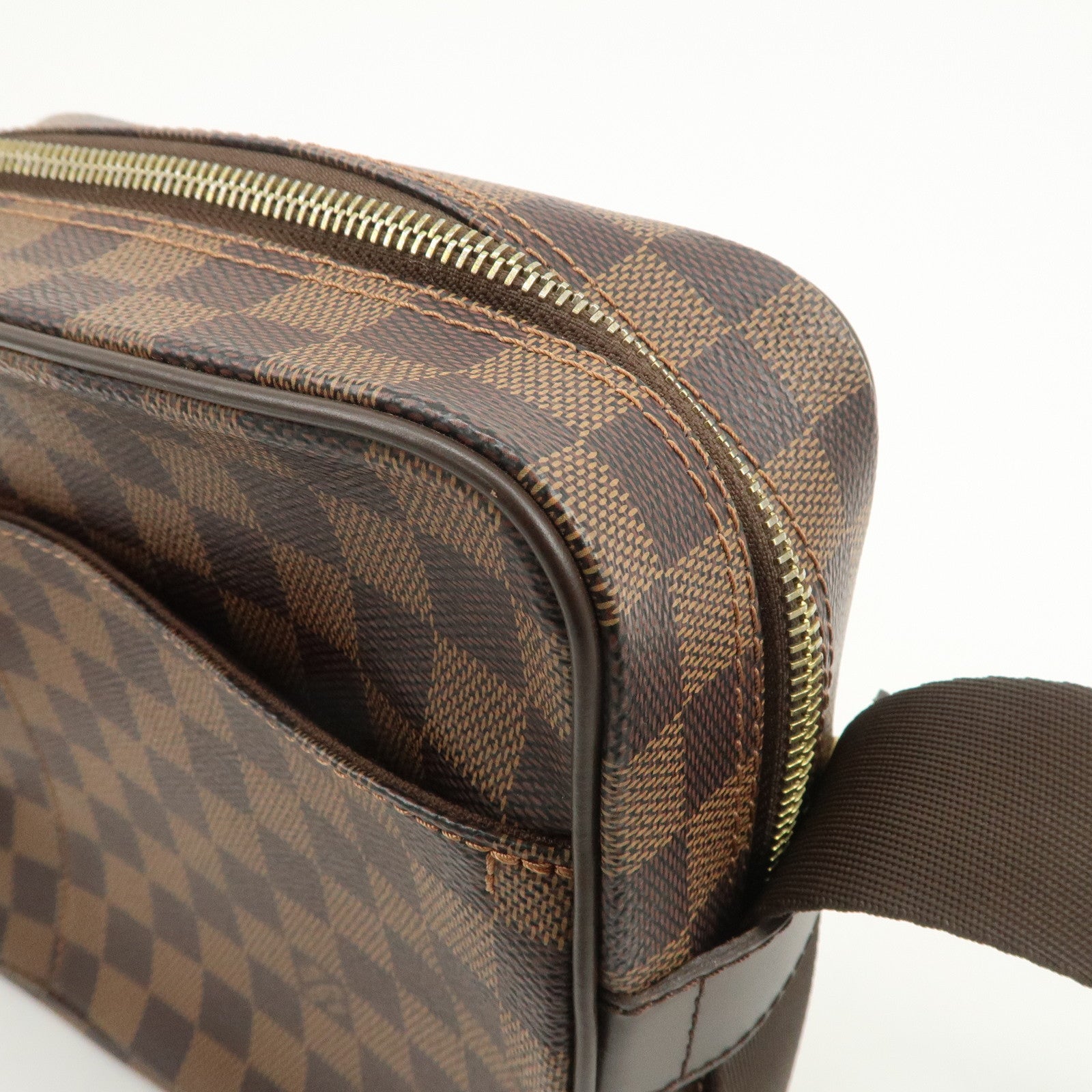 Louis Vuitton Damier Olaf PM Cross Body Shoulder Bag Brown N41442