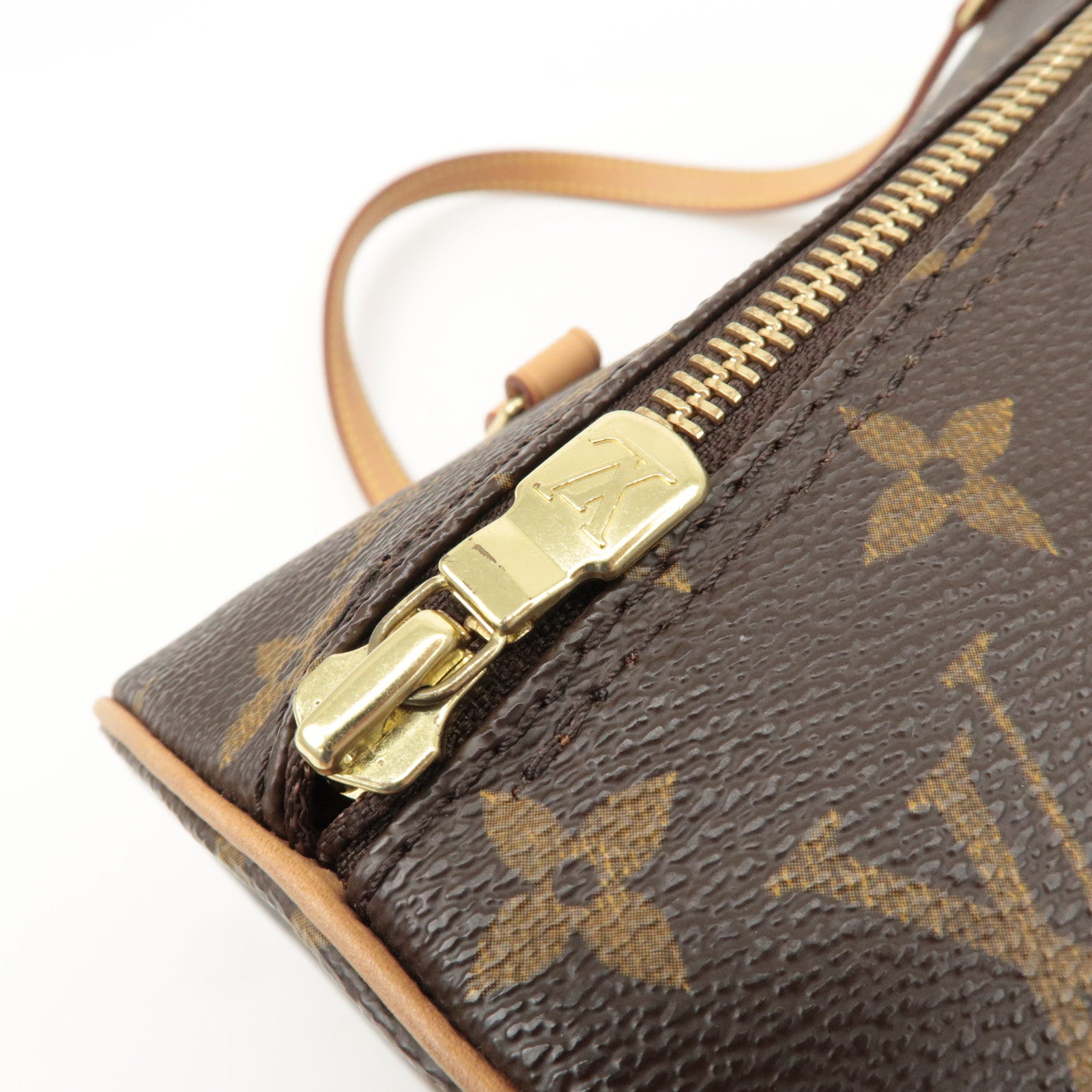 Louis Vuitton Monogram Canvas Leather Papillon 30 Brown M51385 Used