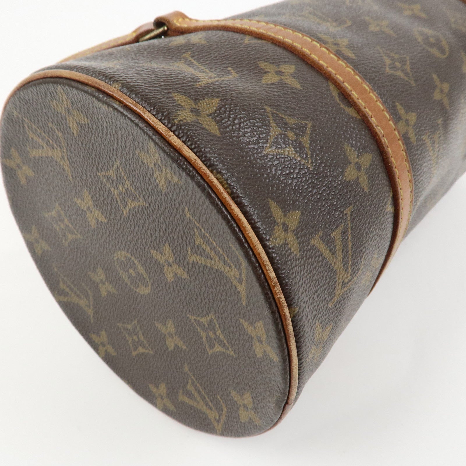 Louis Vuitton Monogram Papillon 30 Hand Bag Brown M51385